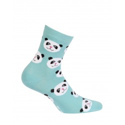 Chaussettes couleur bleu -...