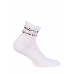 Chaussettes blanche motif...