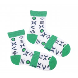 Chaussettes couleur vert et...